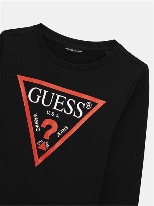 sweatshirt boy black GUESS | L73Q09KAUG0/JBLK